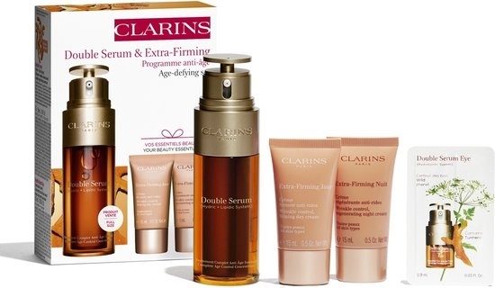 CLARINS LOYALTY DOUBLE SERUM  EXTRA FIRMING SET